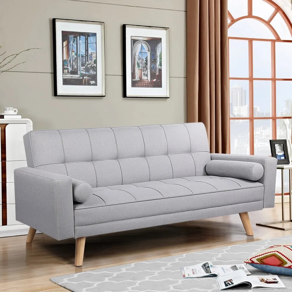 Fabric Sofa Bed 3 Seater Click Clack Living Room Recliner Couch Sofa Living Room