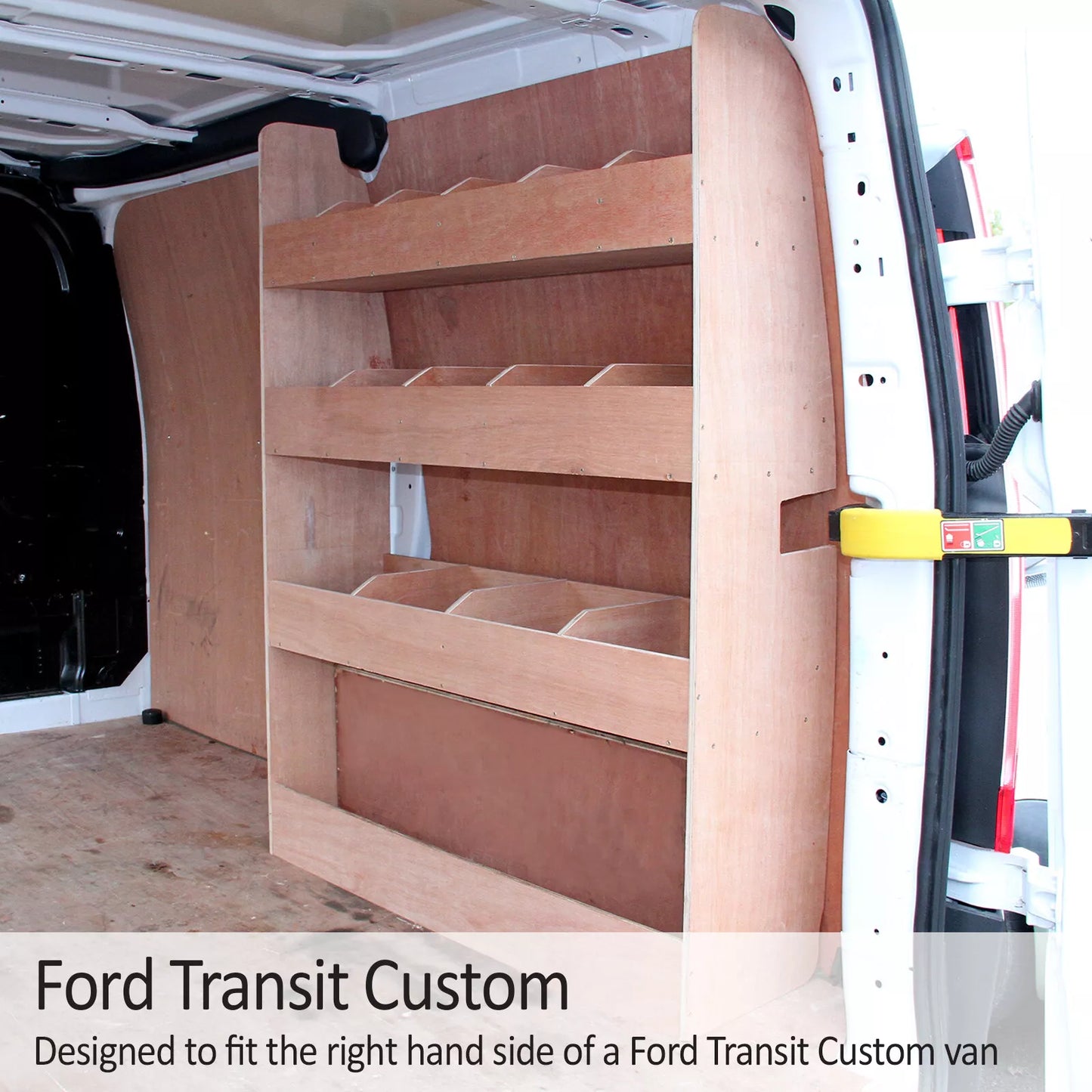 Van Racking Storage Shelving System Ply Tool Rack Ply Unit / Ford Transit SWB Van