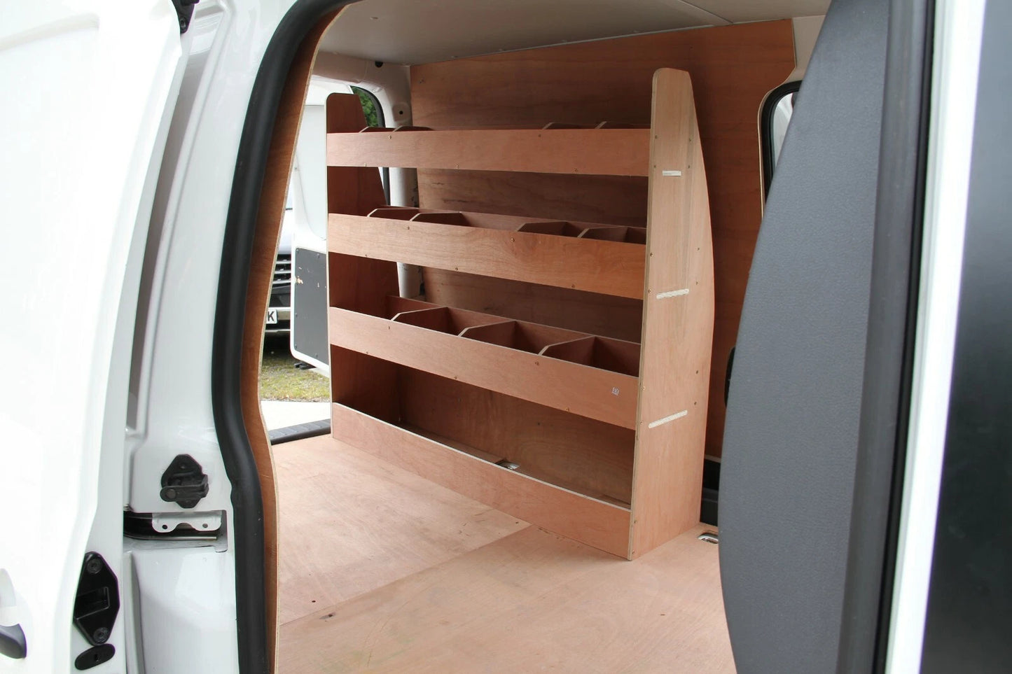Van Racking Storage Shelving System Ply Tool Rack Ply Unit / VW Caddy SWB Van