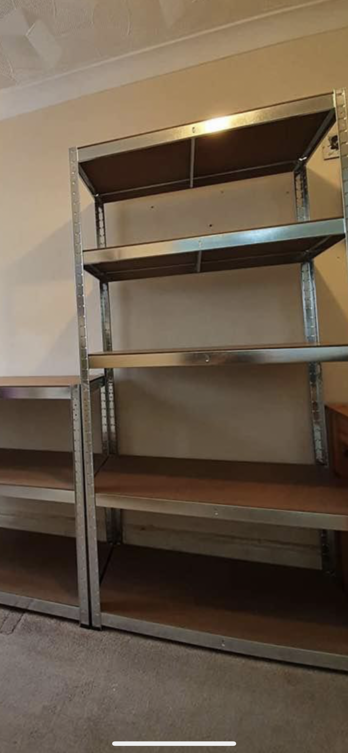 10 x UNITS of 180 x 90 x 40cm. Galvanised 5 Tier Large Racking Shelf Heavy Duty Garage Shelving Storage Shelves HUGE SAVING