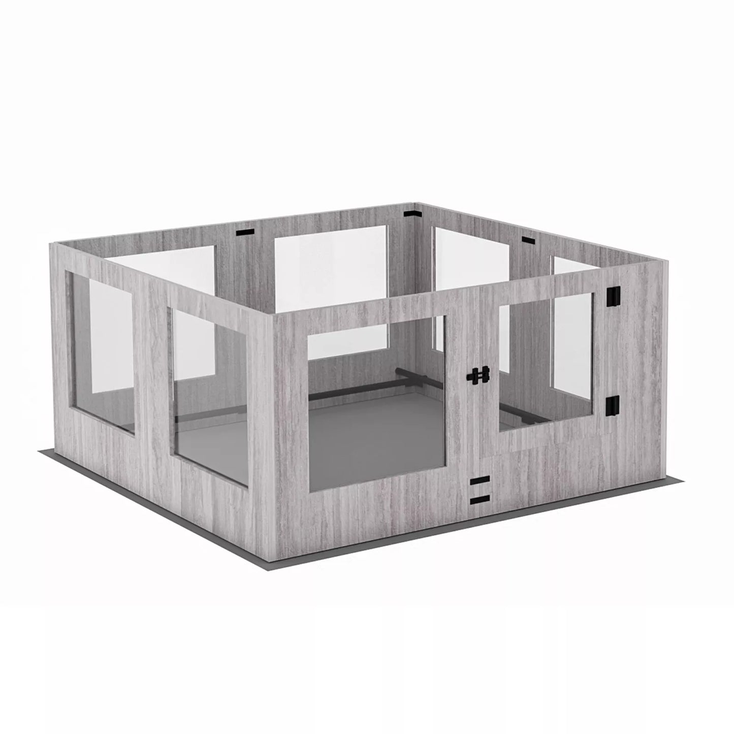 Wooden Dog Whelping Box Pet Puppy Playpen with Waterproof Fertility Pad