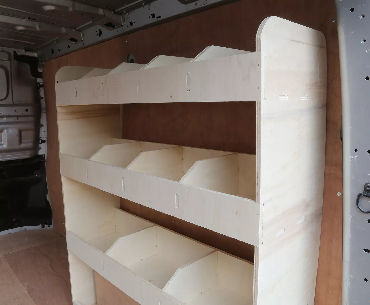 Vauxhall Vivaro SWB L1 2015-19 Van Racking Tool Storage Shelving OS Rear