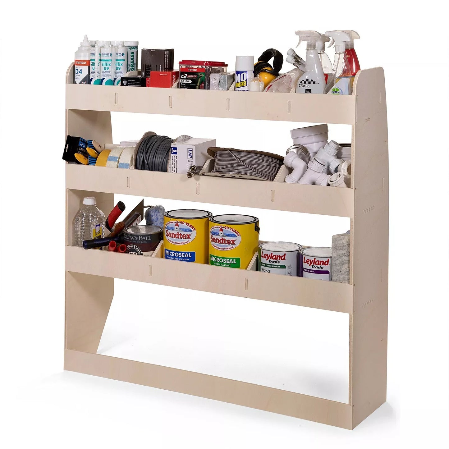 Vauxhall Vivaro LWB 2019+ Van Racking Shelving Tool Storage Organiser OS Rear