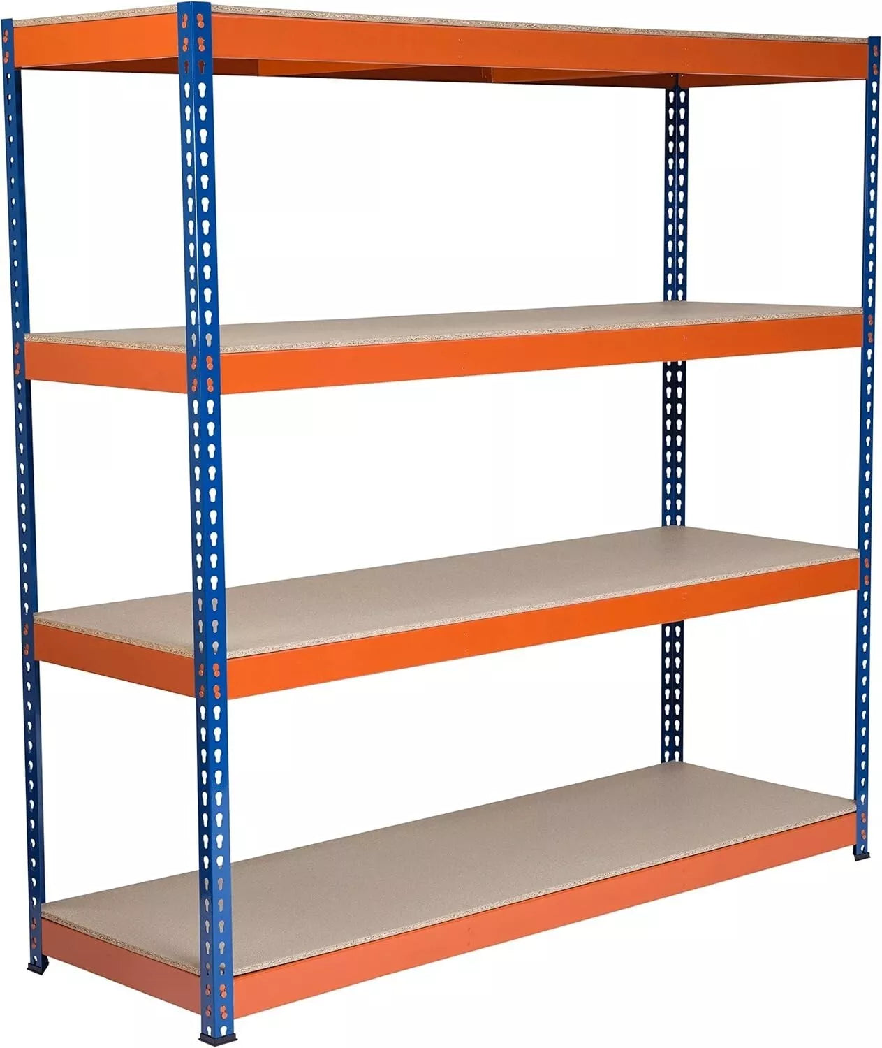 Industrial Heavy Duty Warehouse Racking Garage Shelving Storage Shelves Metal Shelf Unit 4 Tier