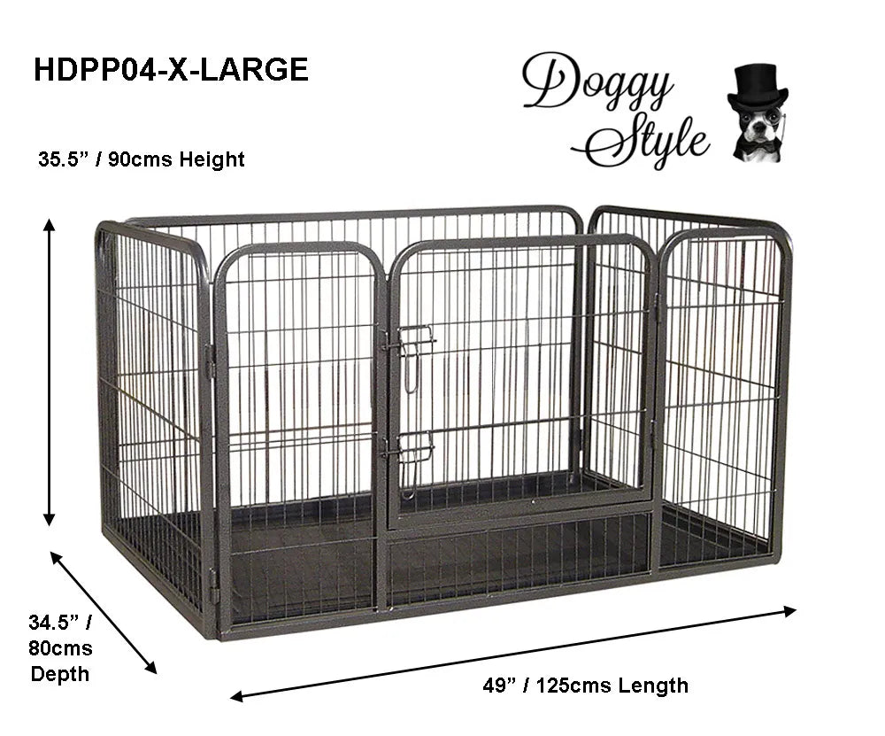 Heavy Duty Puppy Play Pen Whelping Box 4 x Sizes / Dog Enclosure / Playpens / DS