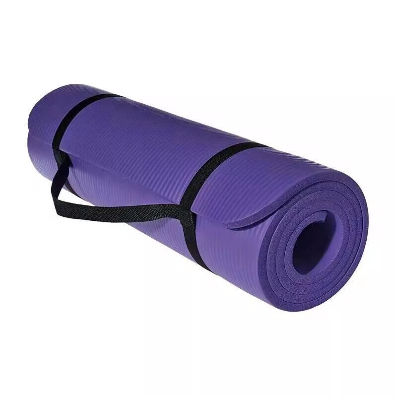 New Product! Extra Thick Large Yoga Mat Gym Workout Fitness Pilates Physio Exercise Non Slip