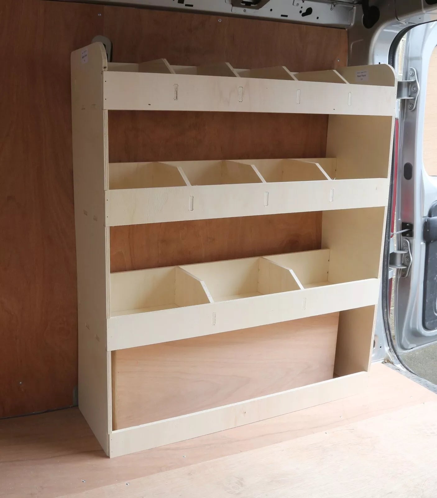 Vauxhall Vivaro SWB L1 2015-19 Van Racking Tool Storage Shelving OS Rear