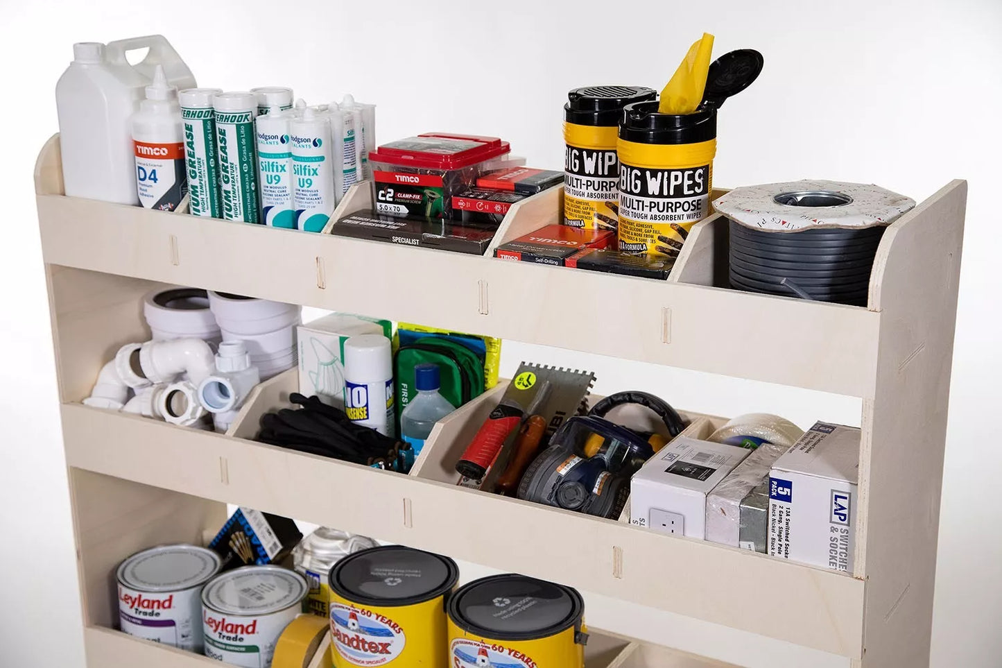 Vauxhall Vivaro LWB 2019+ DOUBLE Van Racking Tool Storage Shelving Van Organiser