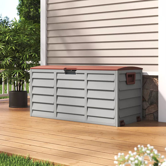 Storage Sheds Waterproof Moving Lockable Garden Deck Box Storage Container Box
