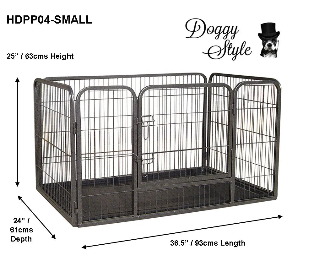 Heavy Duty Puppy Play Pen Whelping Box 4 x Sizes / Dog Enclosure / Playpens / DS