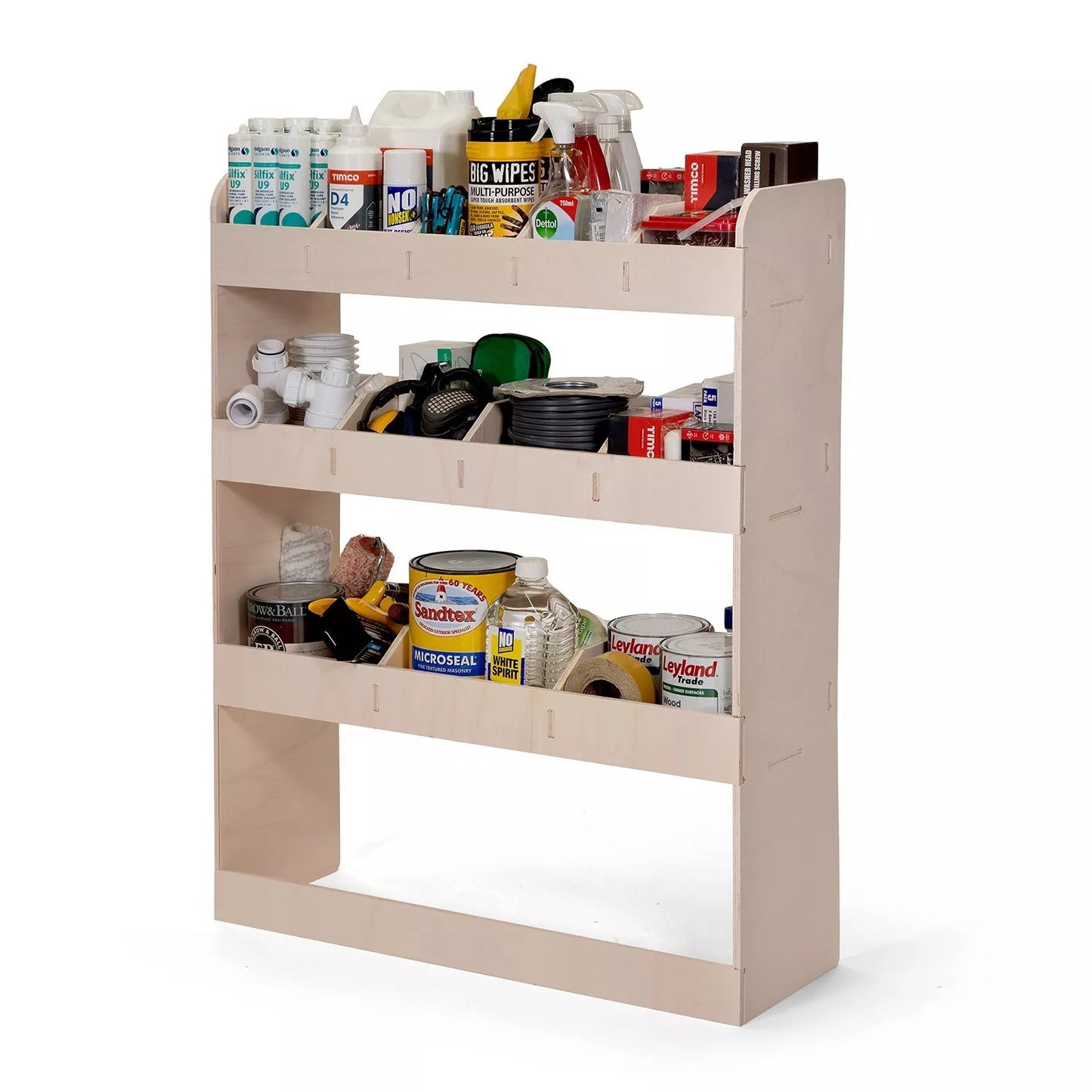 Citroen Dispatch 2016+ MWB Van Racking Tool Storage Shelving Organiser NS Rear