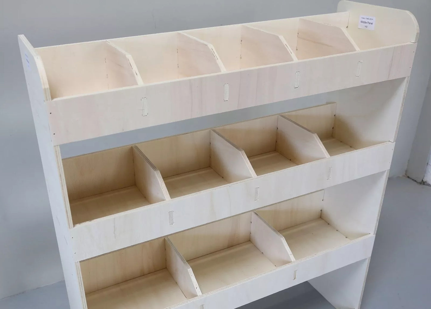 Vauxhall Vivaro SWB 2015-19 Van Racking Tool Storage Organiser Shelving NS Rear