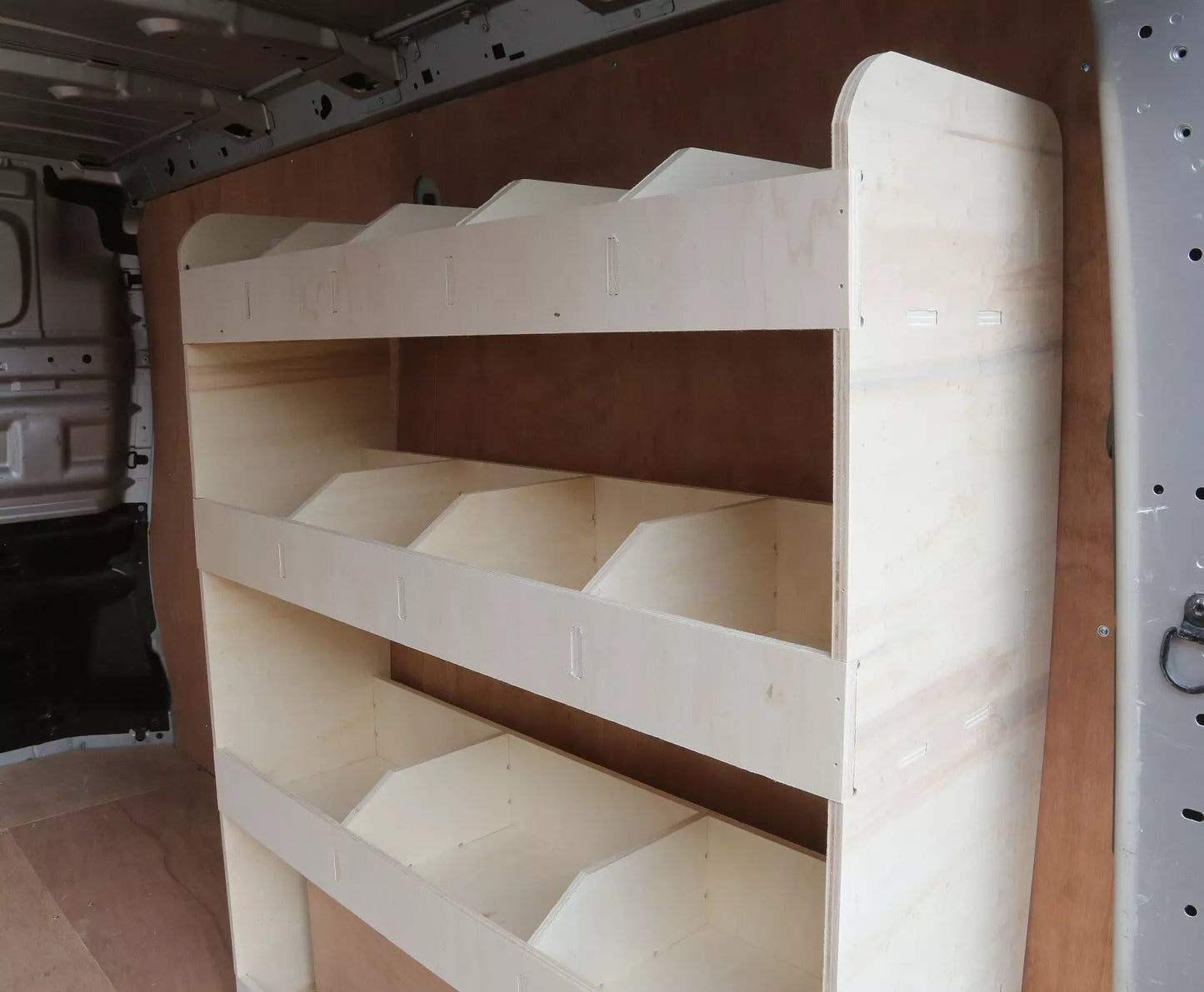 Vauxhall Vivaro LWB 2015-19 Van Racking Tool Storage Organiser Shelving OS Rear