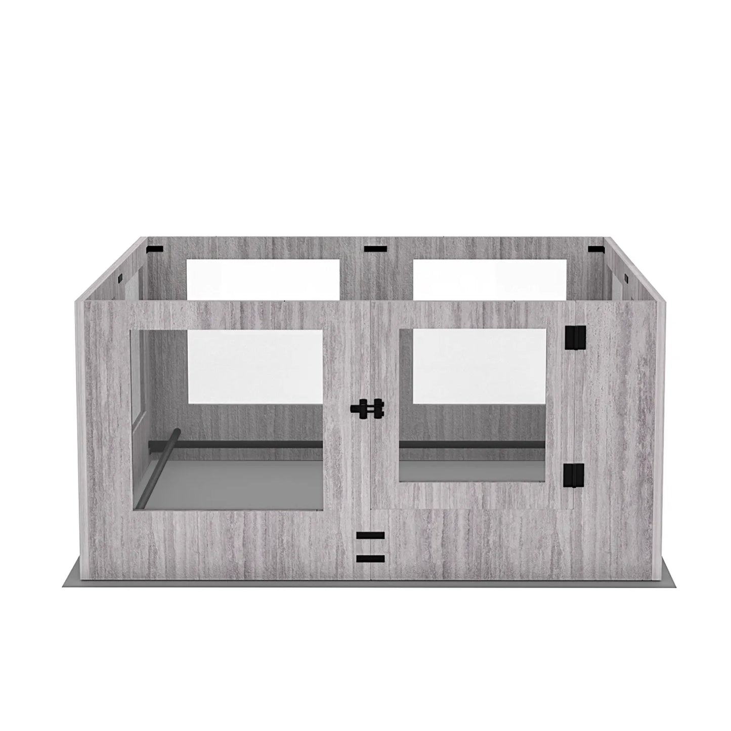 Wooden Dog Whelping Box Pet Puppy Playpen with Waterproof Fertility Pad