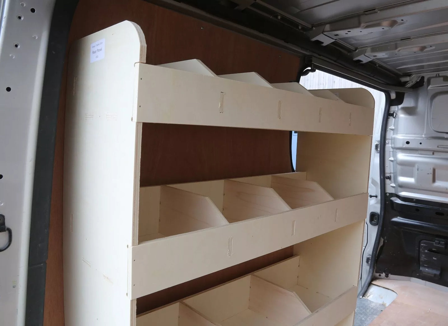 Vauxhall Vivaro LWB L2 2015-19 Van Racking Tool Storage Shelving NS Rear