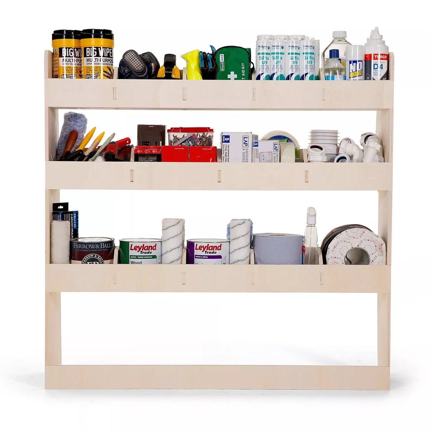 Vauxhall Combo SWB 2011-18 Van Racking Tool Storage Shelving Driver Side