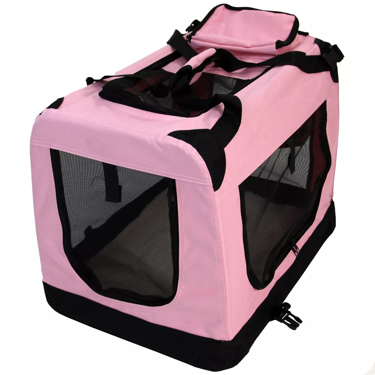 Fabric Dog Crate Cat Puppy Pet Carrier Travel Portable Kennel Cage House