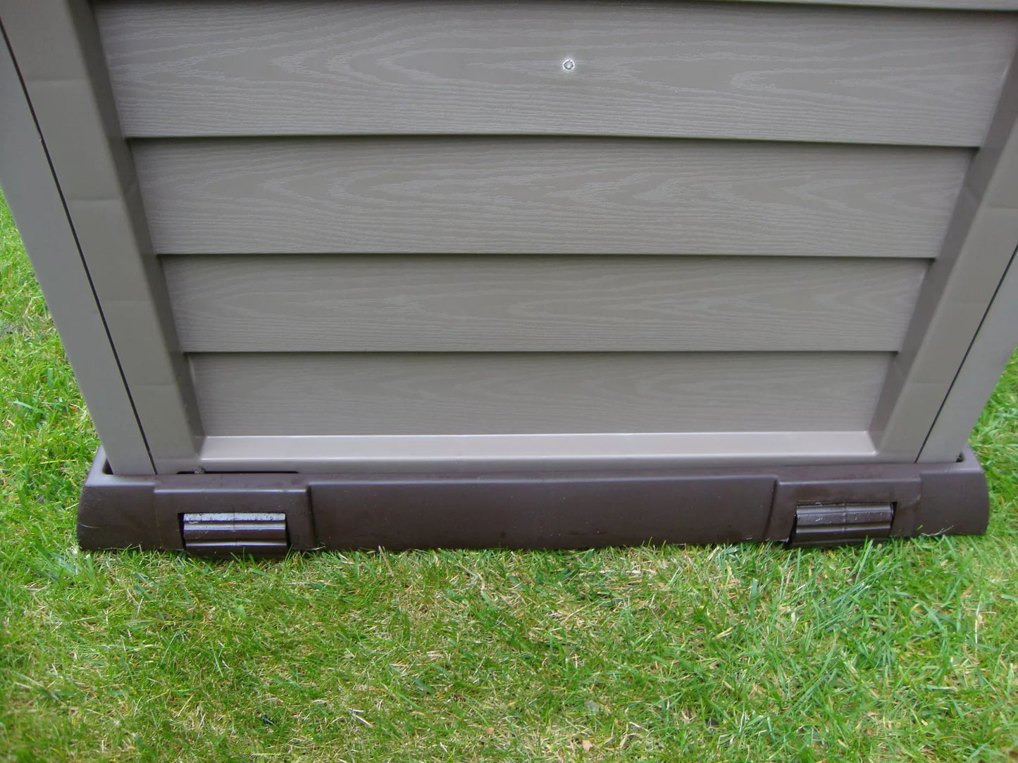 JUMBO XL Brown Garden Storage Utility Cushion Box Shed Plastic Waterproof