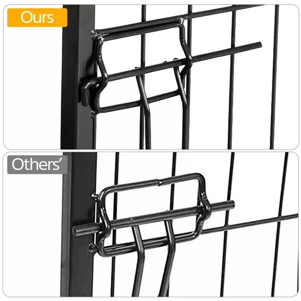Pet Dog Pen 6 Panel Foldable Cat Puppy Playpen Indoor/Outdoor Enclosure Run Cage