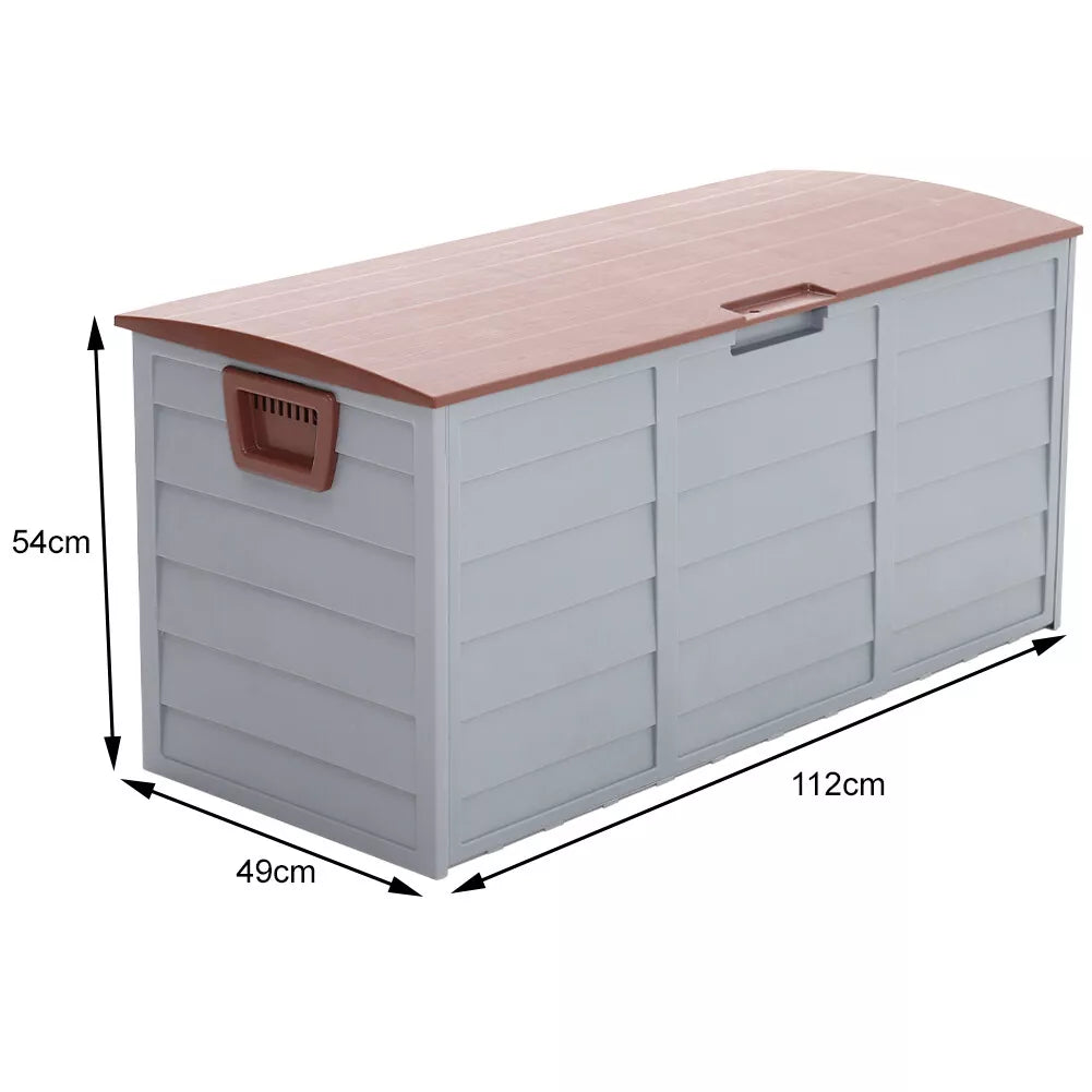 Storage Sheds Waterproof Moving Lockable Garden Deck Box Storage Container Box