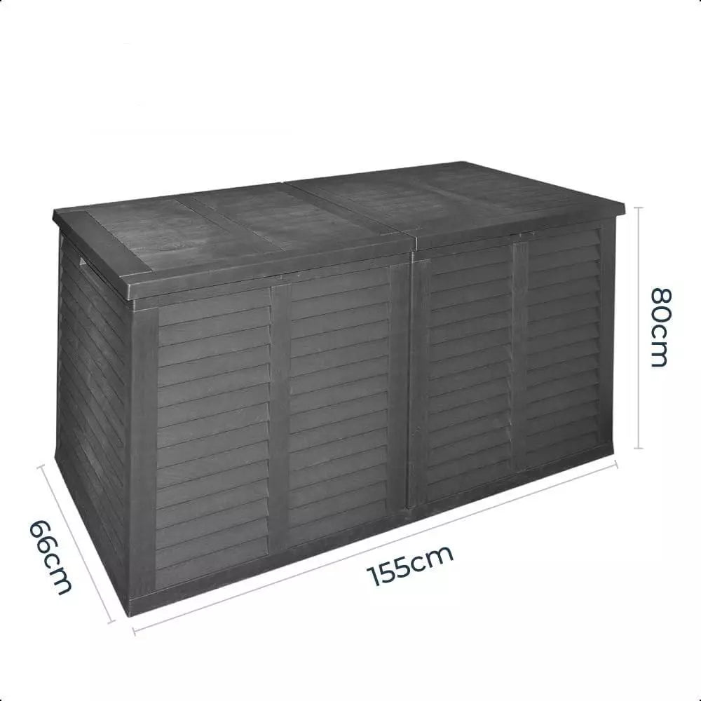 Extra Large Storage Outdoor Box Garden Container Plastic Chest Patio XL 750L