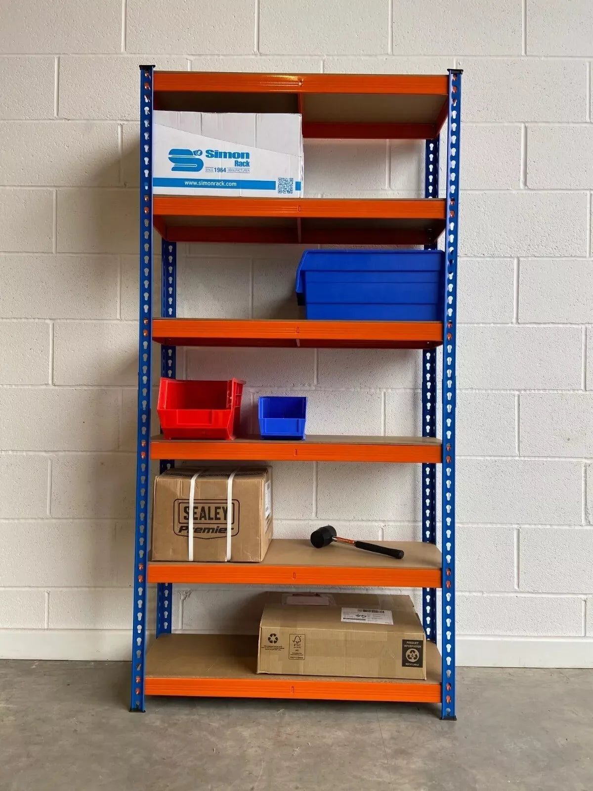 Industrial Heavy Duty Warehouse Racking Garage Shelving Storage Shelves Metal Shelf Unit 4 Tier