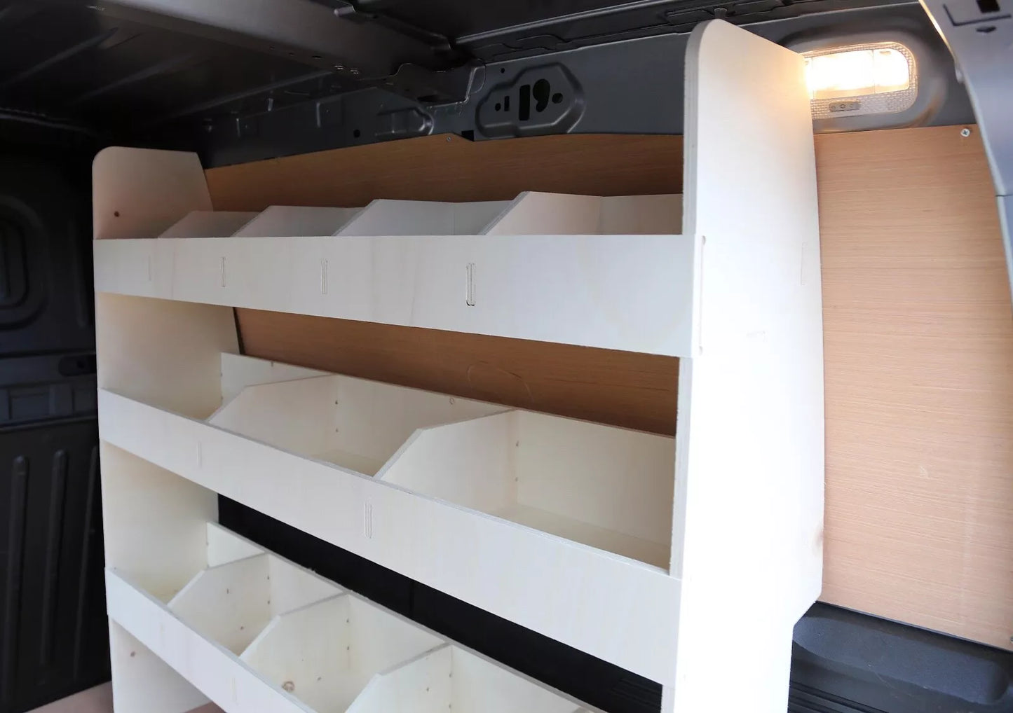 Vauxhall Combo SWB 2019+ Driver Side Van Racking Tool Storage Shelving Organiser