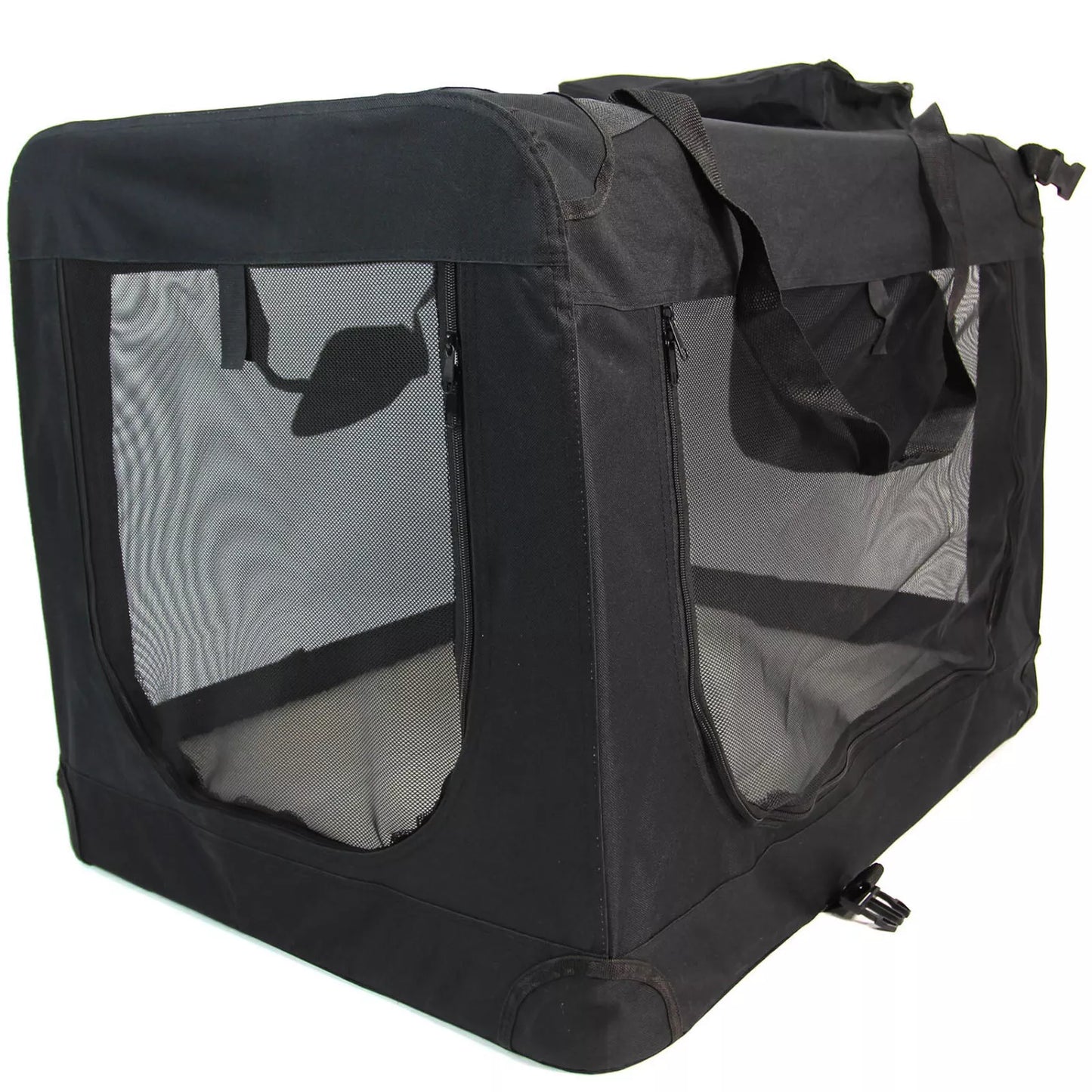Fabric Dog Crate Cat Puppy Pet Carrier Travel Portable Kennel Cage House