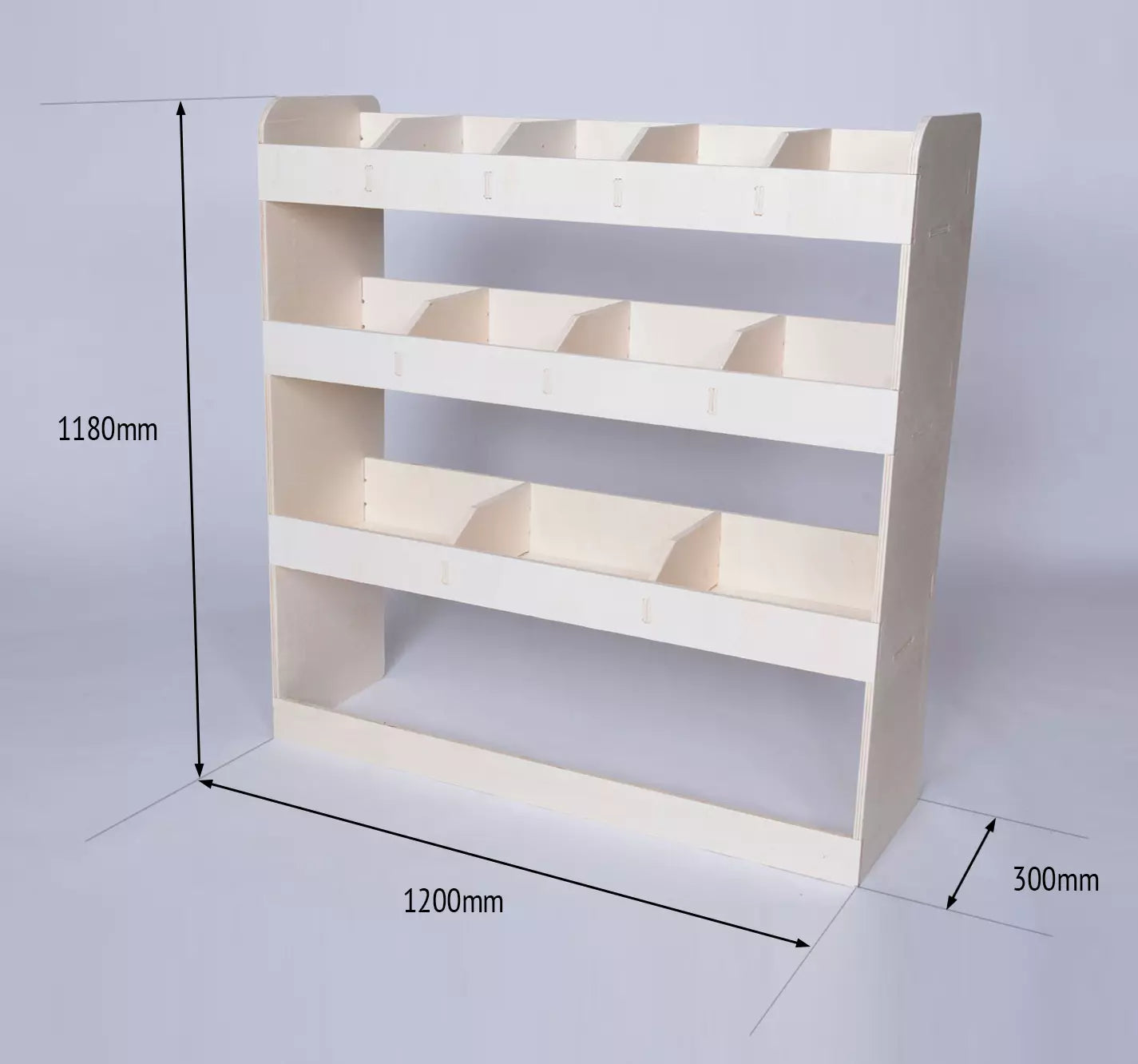 Vauxhall Vivaro LWB 2015-19 Van Racking Tool Storage Organiser Shelving OS Rear
