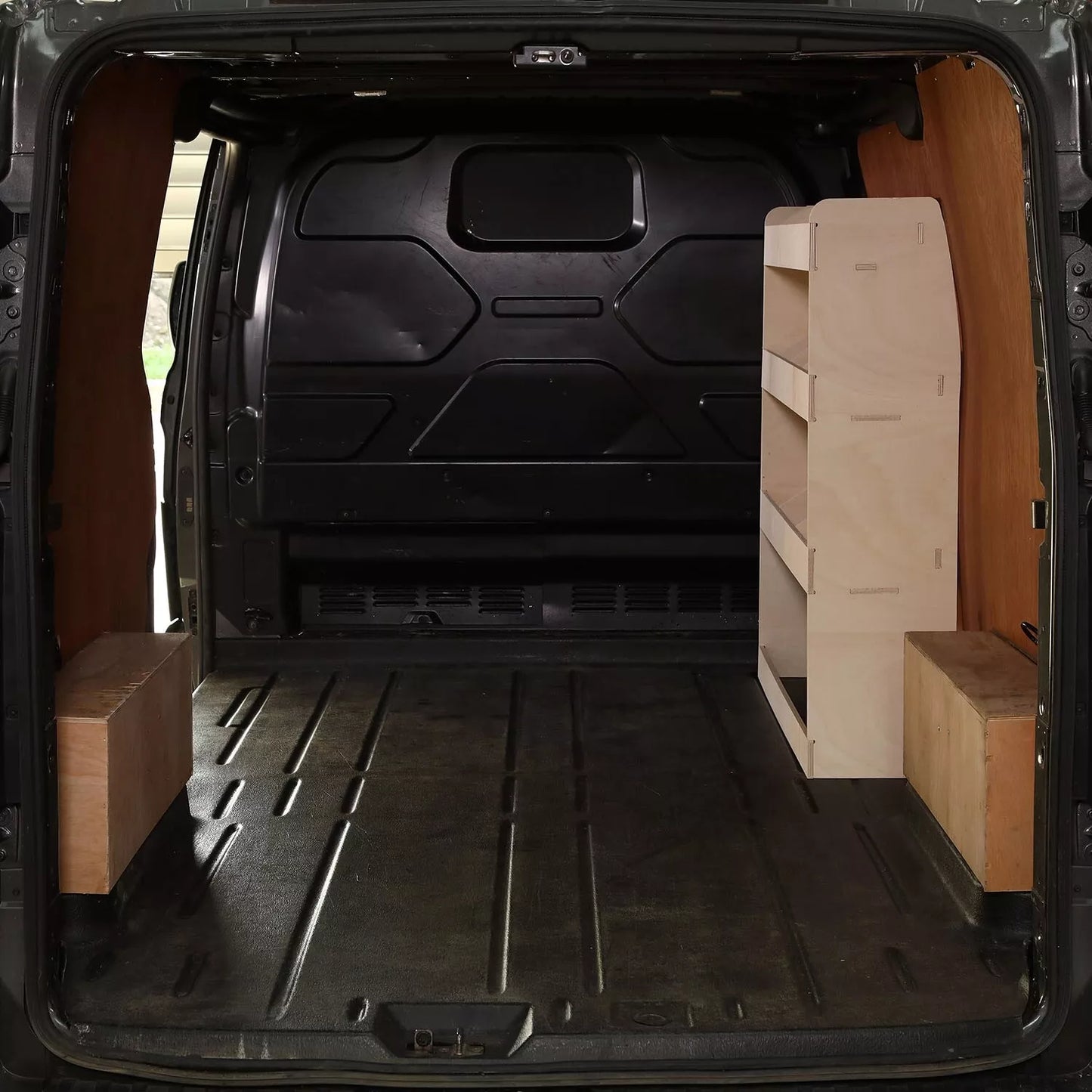 Vauxhall Vivaro LWB 2019+ Van Racking Tool Storage Shelving Organiser OS Front