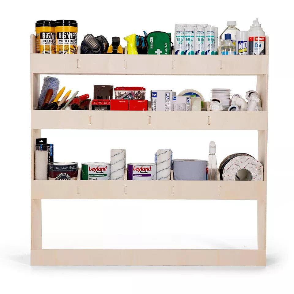 VW Caddy SWB (2004-2020) Double Units Van Racking Shelving Tool Storage
