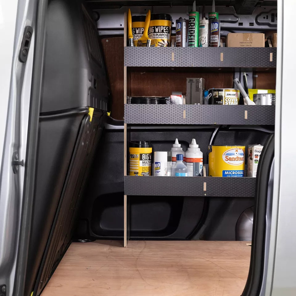 Fiat Doblo L1 (SWB) 2022+ Driver Side HEXABOARD Van Racking Storage Shelving