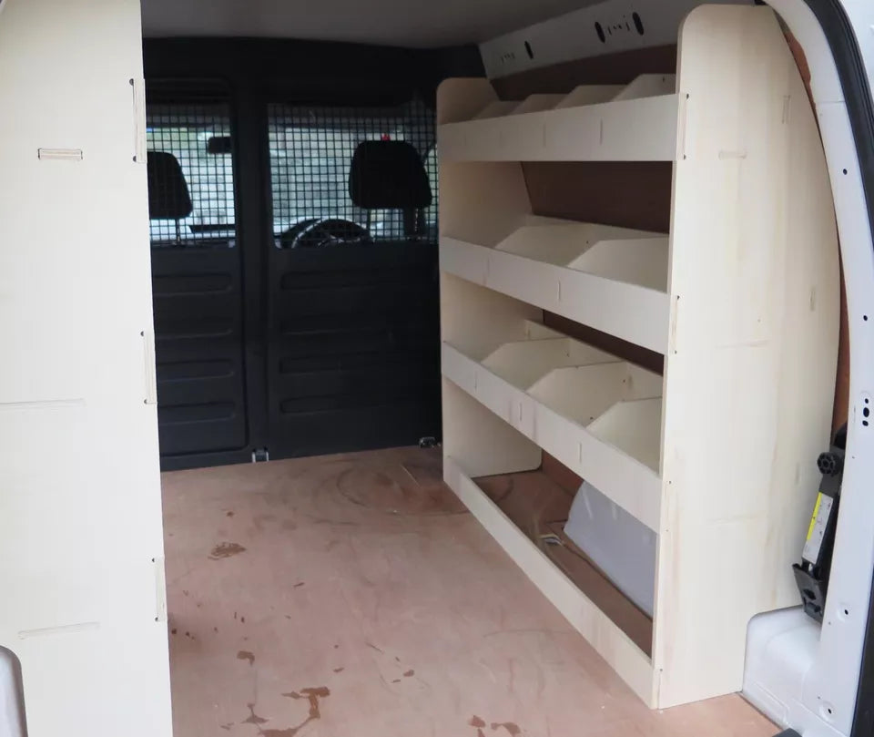 VW Caddy SWB (2004-2020) Double Units Van Racking Shelving Tool Storage